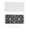 RV Side Vent Fan 24V 5W Single Way Side Air Outlet Ventilation Exhaust Fan for Campervan Trailer Yacht