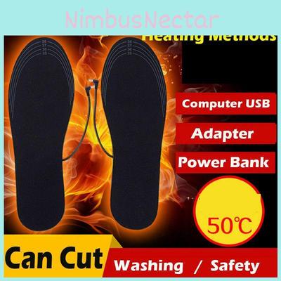 Уютные электрические стельки с подогревом с USB для зимнего тепла и комфорта