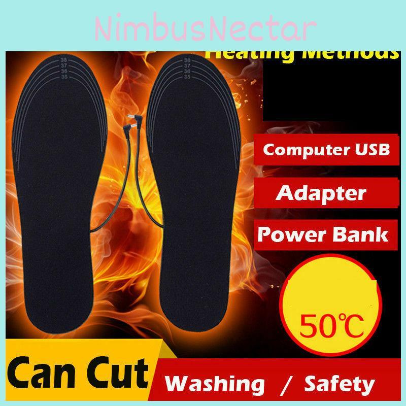 Cozy Electric Heated Shoe Insoles With Usb For Winter Warmth And Comfort