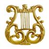 Винтажная золотая брошь-арфа ювелирные изделия музыкальный костюм булавка для кардигана свитер ретро