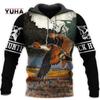 Duck Hunting 3D All Over Printed Mens Hoodie Unisex Hoodies Sweatshirt Autumn Duck with Green Head Streetwear Casual Jacket Trac