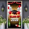 Фон «Выпуск 2026» Декор в стиле «Дрип» Выпускной дисплей Баннер «Выпуск 2026» Бутылки с шампанским Фон для выпускной церемонии