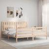 VidaXL Bed Frames with Headboard Super King Solid Wood 3194326