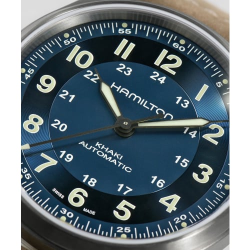 Hamilton Khaki Field Titanium Automatic Watch H70545540 Gent (Authentic Imported) with Official Warranty