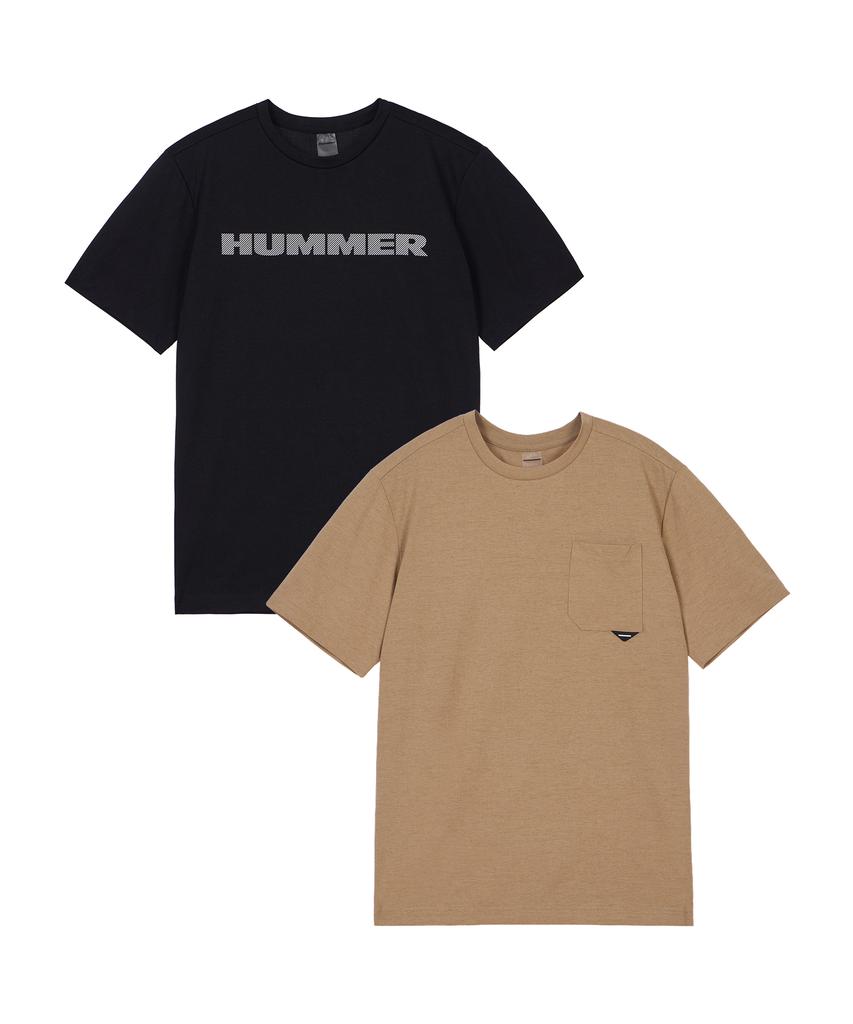 HUMMER [2 упаковки] Летняя функциональная быстросохнущая охлаждающая футболка с коротким рукавом из Сороны