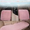 Комплект меховых чехлов для автомобильных сидений, 2 штуки для переднего сиденья + 1 штука для заднего сиденья, меховая овчина, чехол для автомобильного сиденья, подушка для сиденья, коврик для сиденья, автомобильное сиденье