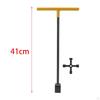 Steel Water Meter , T Handle for Shutoff Valves, Utility Wrench Underground Faucets
