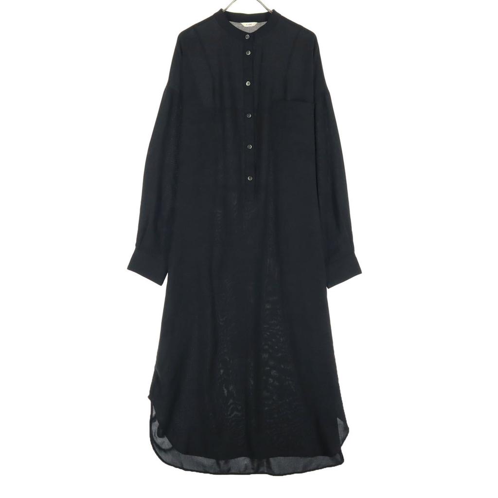 Beauty Products CLANE Long Sleeve Shirt Dress 2 Black Chest Pocket Women Used