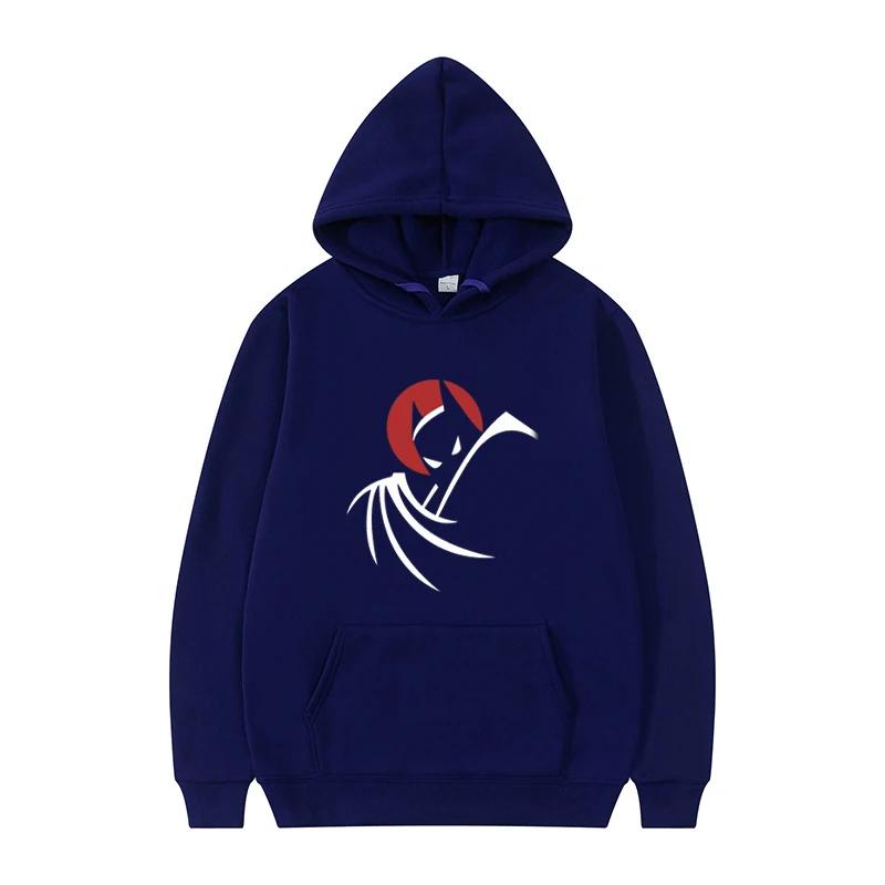 Осень и зима мужская толстовка с капюшоном спортивная летучая мышь анимационная серия аниме одежда мужская и женская повседневная модная теплая кофта