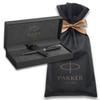 Шариковая ручка PARKER Sonnet Matte Black CT Medium Point Упаковочный пакет с логотипом бренда Подарочная коробка Подарок Роскошный официальный регулярный импортный продукт