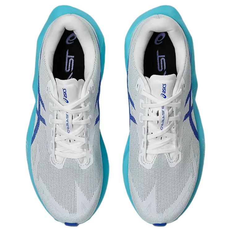 Asics Novablast 6 Удобные Дышащие Пружинящие Беговые Кроссовки Мужские кроссовка Белый Синий 1011C243-101