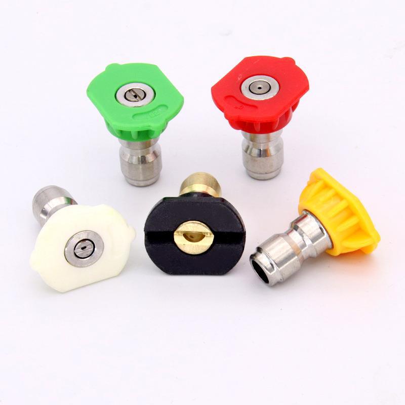 Pressure Washer Nozzle Gun Set: 4 Quick Connect Accessories for Efficient Cleaning