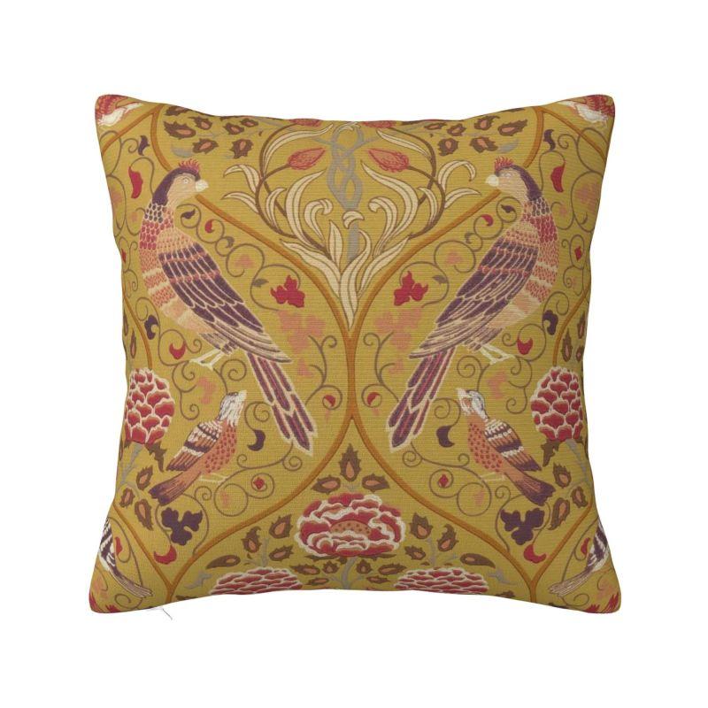 Винтажный цветочный узор Уильяма Морриса Наволочка бархатная современная декоративная подушка украшение для дома