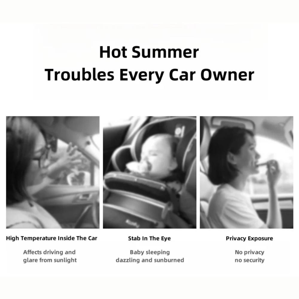 Sun Protection Car Curtain Sunshades Car Side Window Shade Curtain Auto Accessories