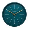 Interval Metal Wall Clock 32cm - Emerald