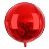 Silver 4D Balloons 50/60 Inches Metallic Balloons Round Balloons  New Year Accessories
