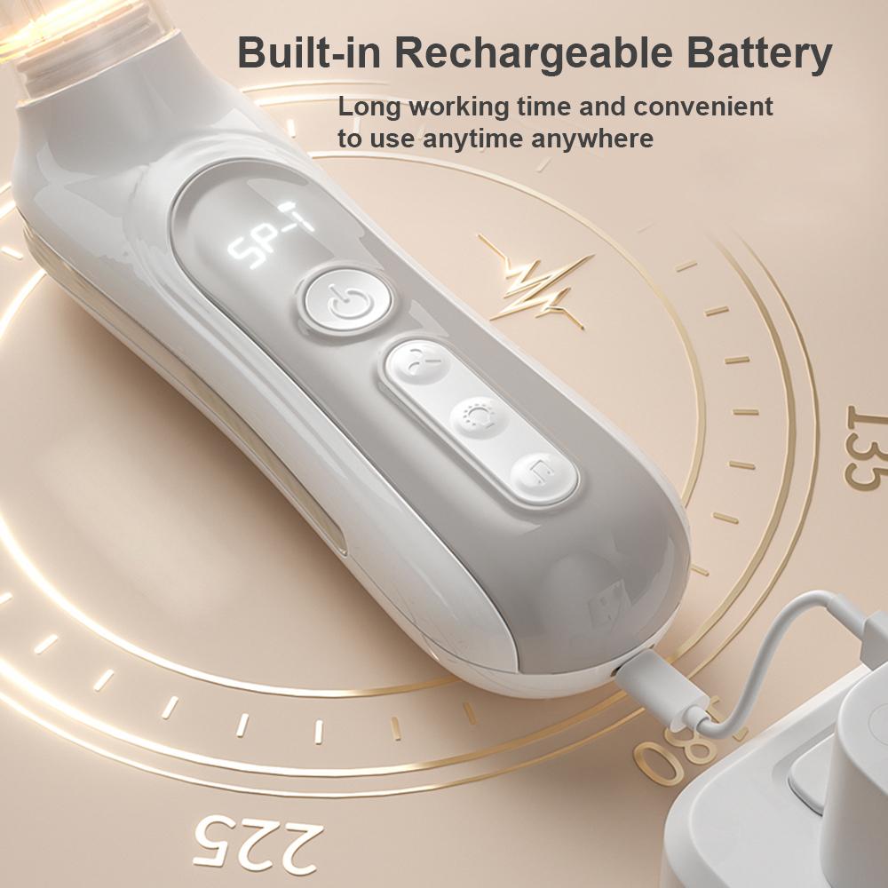 Электрический детский назальный аспиратор, автоматический очиститель носовой присоски для младенцев, 5 уровней всасывания, низкий уровень шума