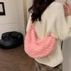 Новая плиссированная сумка Cloud Big Bag Casual Personality Большая вместительная сумка через плечо Niche Design Fashionable Oblique Span Bag