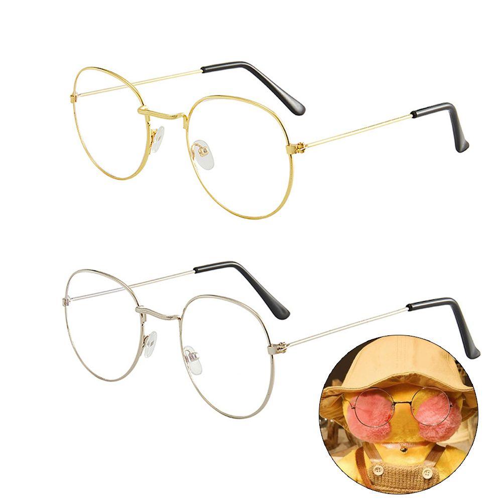 Аксессуары для кукол Плюшевая кукла-утка Очки Игрушки Круглые очки Украшение для куклы Смена одежды