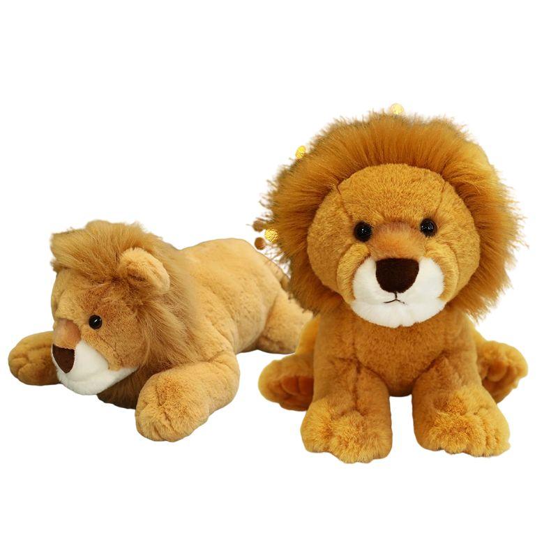 1 шт. 28/55 см милые плюшевые игрушки льва милые животные львы Peluche игрушки мягкие для детей дети ребенок день рождения рождественские подарки