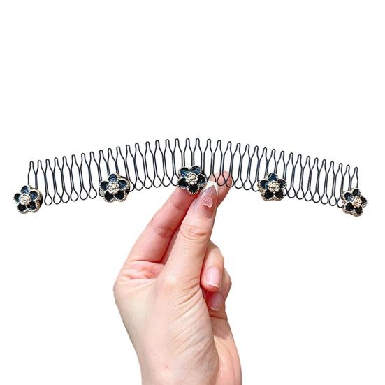 U-образный фиксатор для отделки волос, волнистая расческа, U-образная заколка для волос, металлическая проволока, расческа для волос, мини-держатель для челки, инструмент для укладки, невидимая прическа, аксессуары для волос