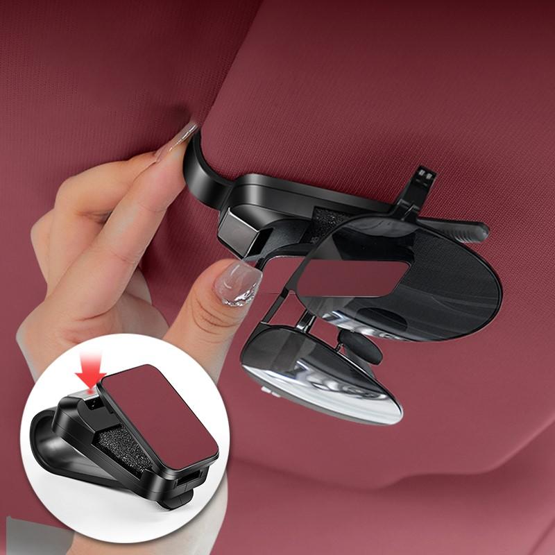 Car Sunglasses Holder Glasses Ticket Card For Brabus Mercedes Benz AMG Smart W205 C300 W203 W206 W108 W124 W126 W140 Accessories CG1