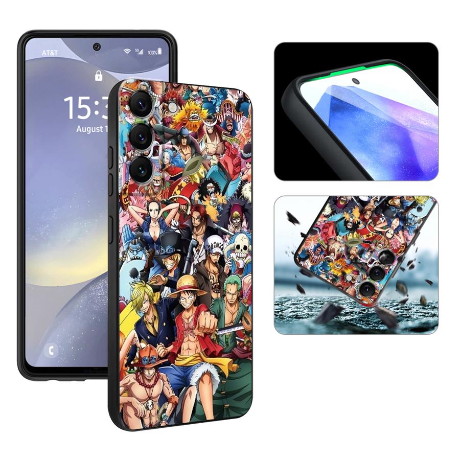 Мягкий чехол для телефона в стиле аниме One Piece для Samsung Galaxy A35 A32 A54 A35 A56 A33 A25 A72 A24 A25 A23 A53 A22 A73 A52 A55 A34