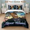 Bedding Set 1 Duvet Cover 2 Pillowcases Travis Scott Print Soft Bed Linen Bedroom Decor