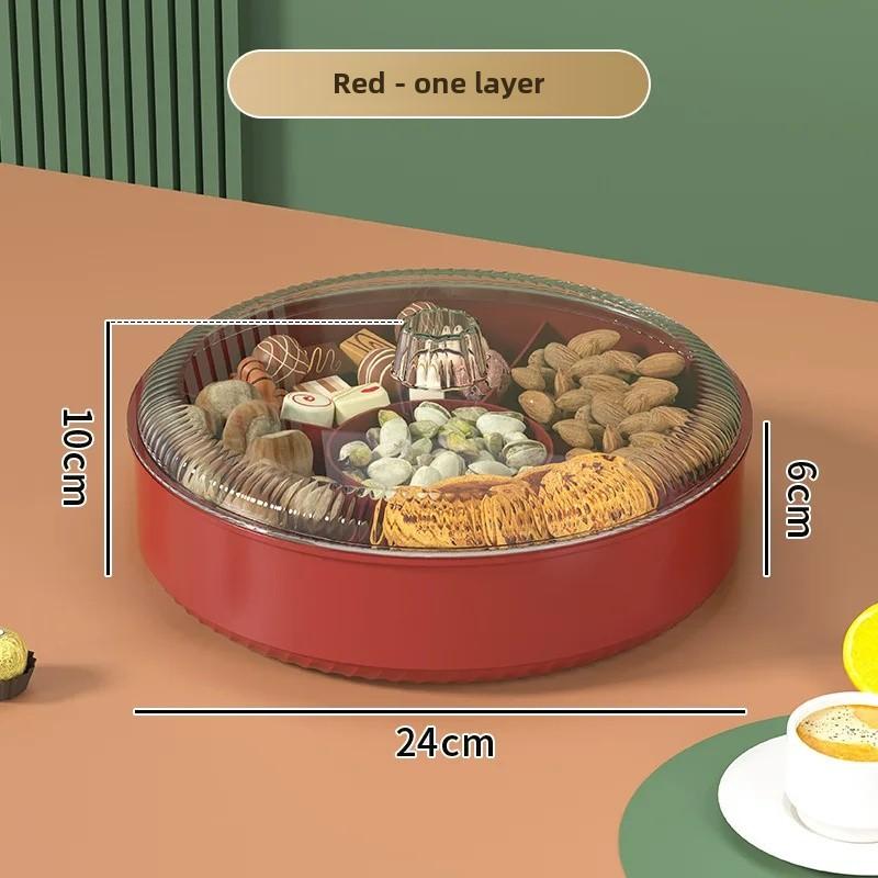 Luxury Home Use New Snack Tray Tea Table Candy Box Fruit Storage Box Plastic Material Special Purpose Tray Fruit Dish