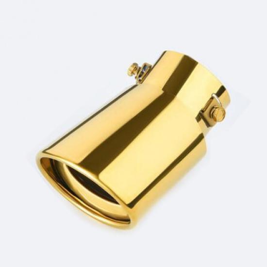 Глушитель выхлопной системы автомобиля, серебристый, черный, жженый, синий, красочный наконечник глушителя, труба из нержавеющей стали, серебристый задний хвост