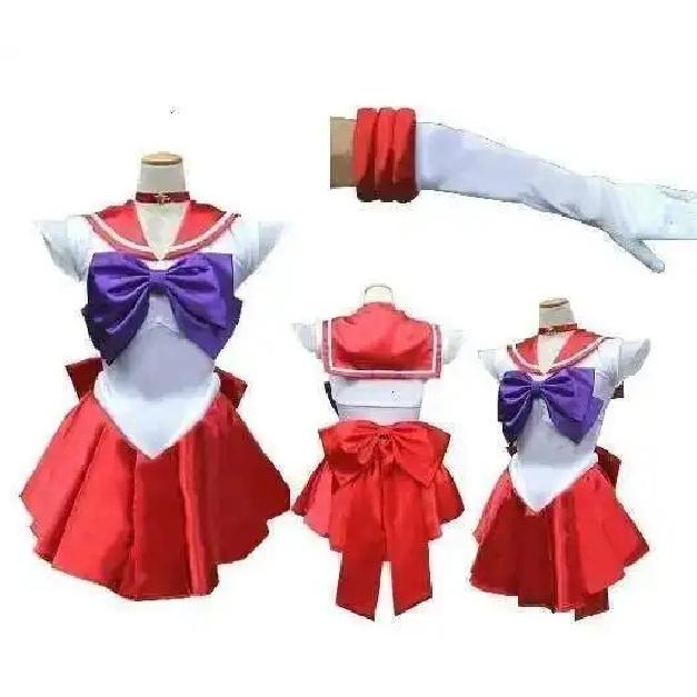 Hot Pretty Guardian Sailor Japanese Cartoon Movie Cosplay Girl Mercury Moon Mars Dress Pretty Soldier Sailor