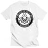 Мужская футболка с надписью «В память о сыне вдовы Хирама Абиффа» Masonic Mason Мужская фирменная футболка с коротким рукавом и круглым вырезом Мужские хлопковые футболки