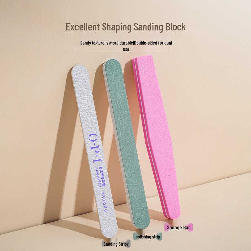 Двусторонняя наждачная пилка для ногтей для маникюра
