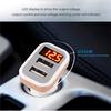 5v Usb Car-charger With Led Screen Smart Auto For Iphone 7 Samsung Xiaomi Car Mobile Phone Chargers Car Charger Adapter Charging