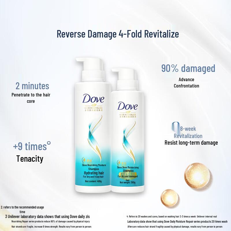 Dove Nourishing Moisture Shampoo Set