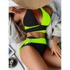 New Women's Sexy Cross Casual Resort Style Swimsuit Strap Adjustable Fashion Women's Printed Swimsuit Bikini Set