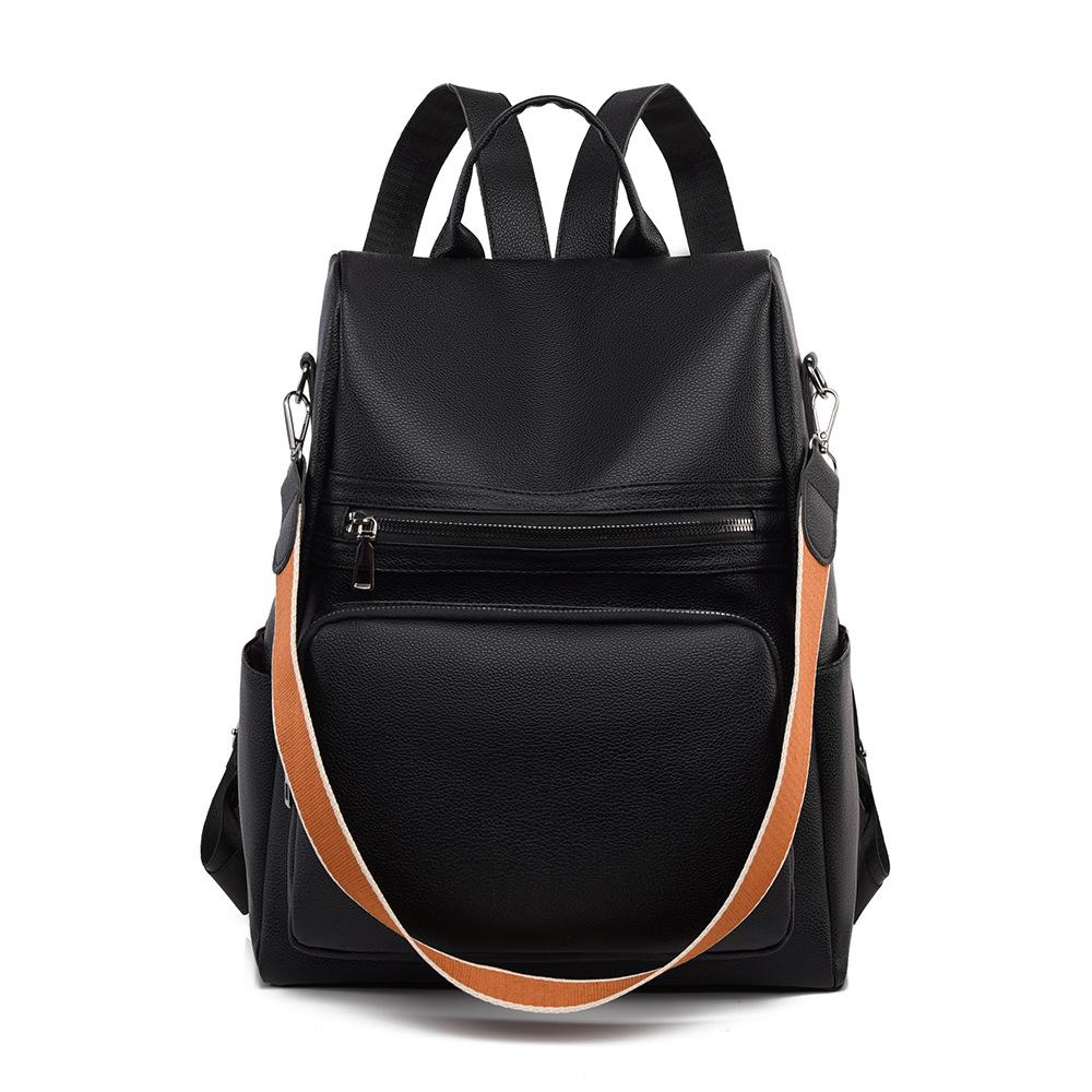Fashionable Large-capacity Backpack, Dual-shoulder and Single-shoulder Ladies' Bag