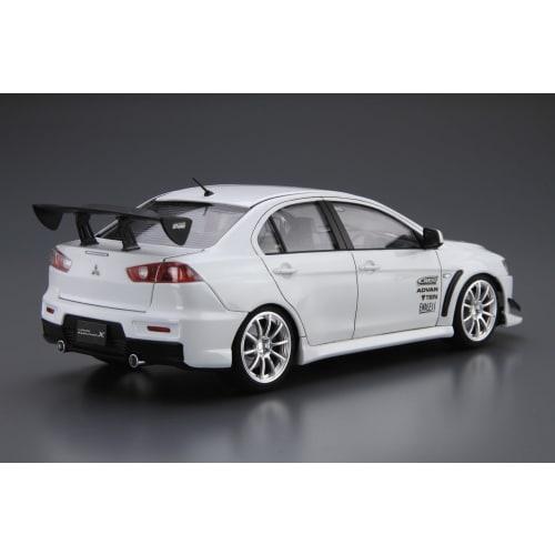 Aoshima Bunka Kyozai 1/24 The Tuned Car Series No.19 Mitsubishi C-WEST CZ4A Lancer Evolution X '07 Plastic Model Car