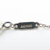 Used TIFFANY&Co. Necklace Atlas open Silver925 2.3g Silver Accessories