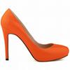 Loslandifen Womens Pu Leather High Heel Pointed Toe Corset Style Work Pumps Court Office Shoes Shoe