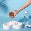Moisture-proof Automatic Water Bowl Feeder Dual-use Corner Pet Food Dish  Drinking And Feeding