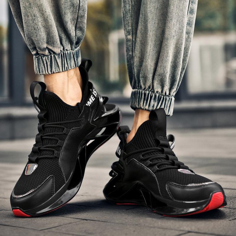 Men's Shock-Absorbing Blade Sneakers - Breathable Running Shoes for Spring & Autumn