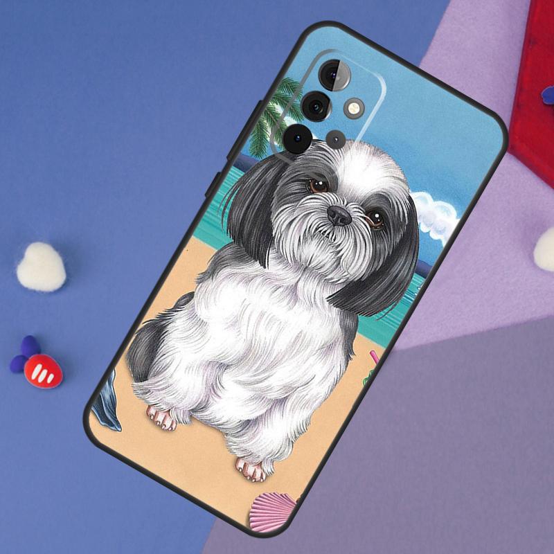 Чехол-мультяшный пес Ши-тцу Для Samsung Galaxy A53 A33 A13 A52 A32 A12 A51 A71 A54 A34 A14 A52S A21S Чехол