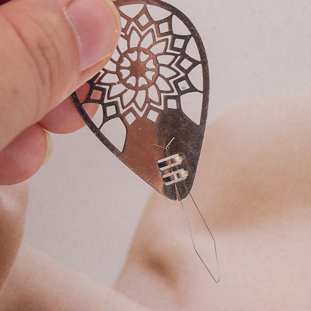 Needlework Wire Loop Sewing Tools Needle Threader Sewing Threaders Sewing Needles Simple Threader