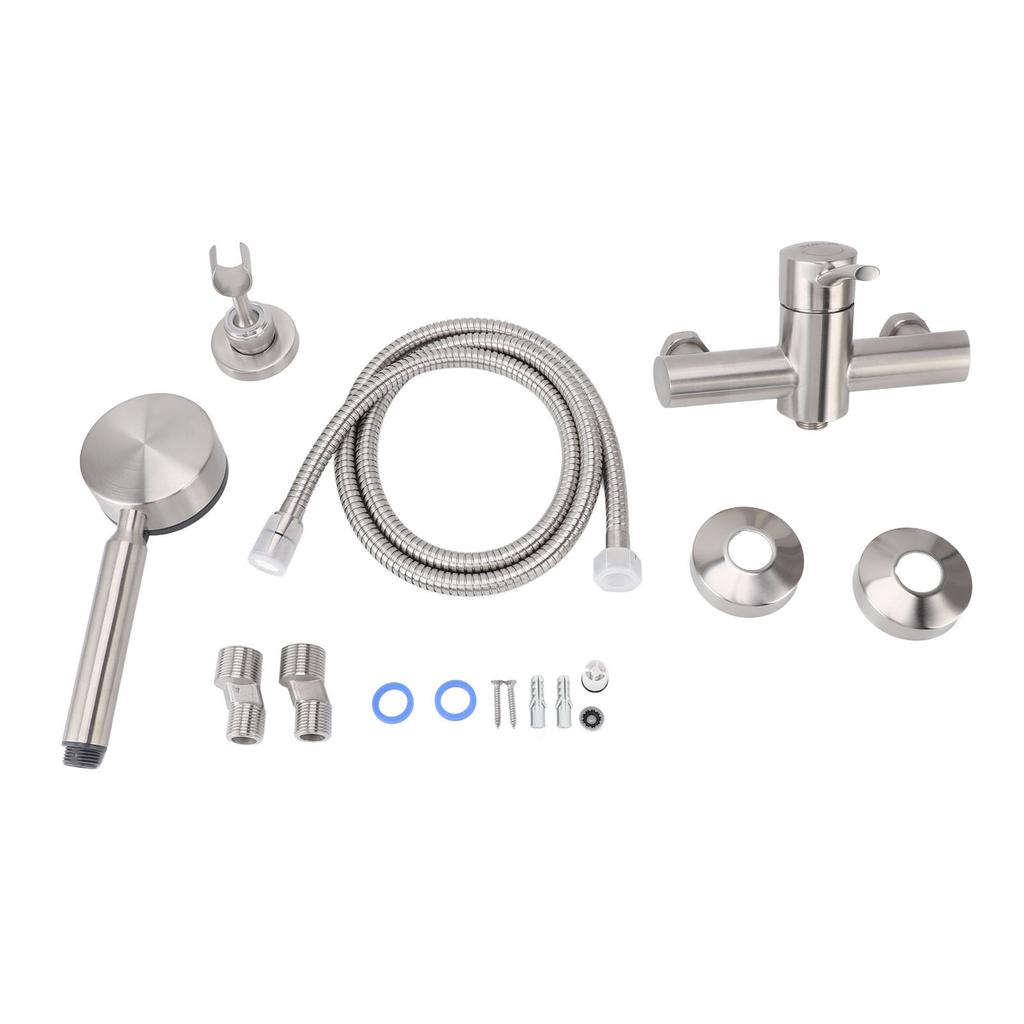 Shower Faucet Set Shower System Stainless Steel Water Saving Multifunction Handheld Shower and Rain