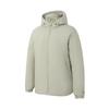 Adidas Solid Color Warm Windproof Outdoor Hooded Down Jacket Unisex Jackets Light-Green JL9571