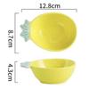 European Lemon Shape Dinner Plate Creative Cute Sauce Dish Ceramic Kitchen Tableware Dessert Breakfast Plate Rice Soup Bowl