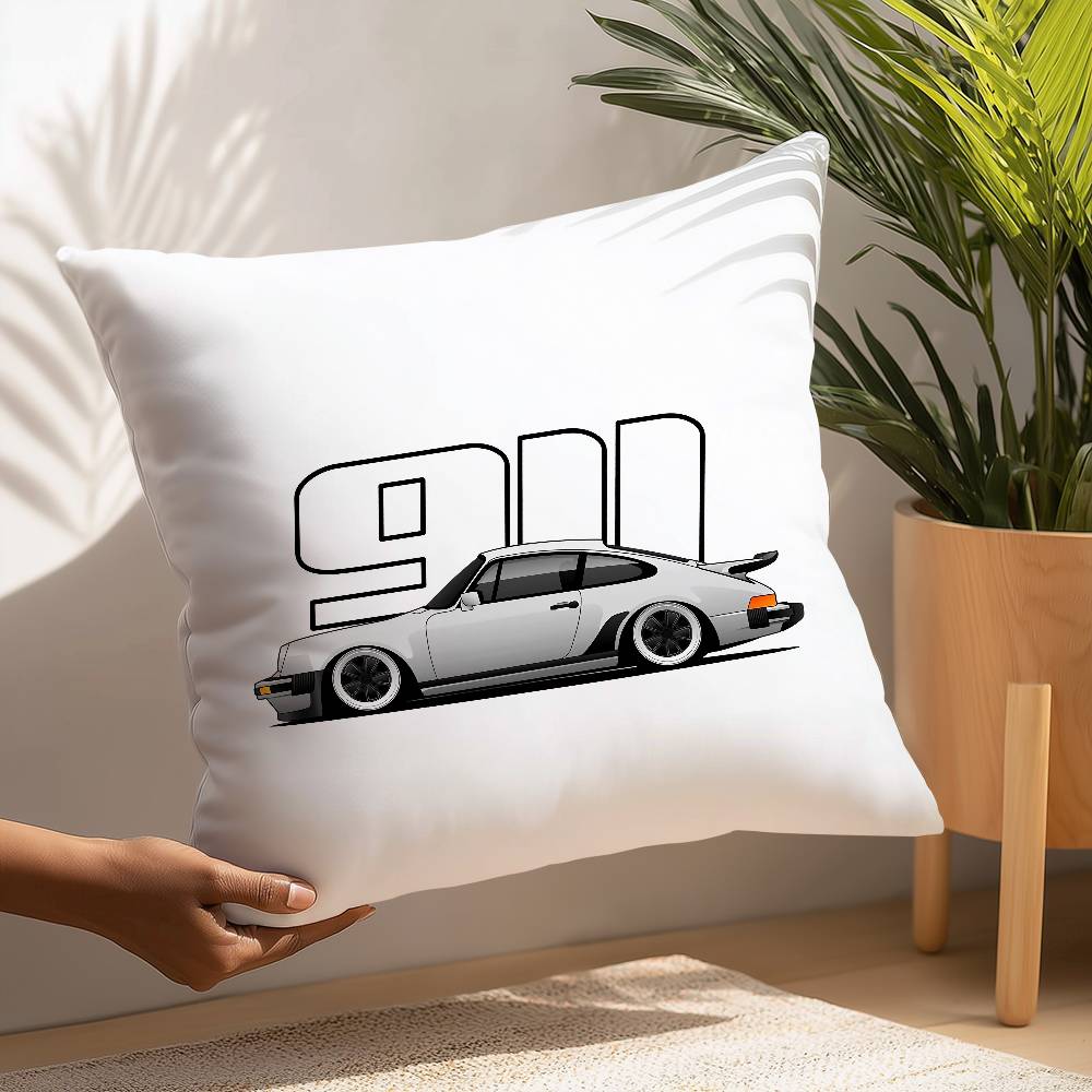 Крутая Суперкар 911 Наволочка Плюшевая Ткань Мягкая Наволочка Двусторонняя Печать Наволочка Подушка Домашний Подарок