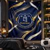 Wall Hanging Tapestry Everton Football Print Cloth for Living Room Bedroom Home Decor