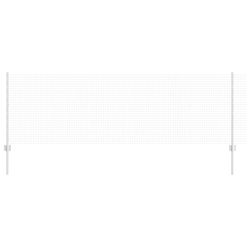 Welded Wire Fence with Posts 10 x 0.8 m (W x H)